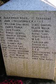 Crossmichael War Memorial
